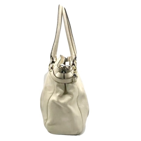 Coach Madison Kara Ivory White Leather Carryall Tote - Picture 11 of 16